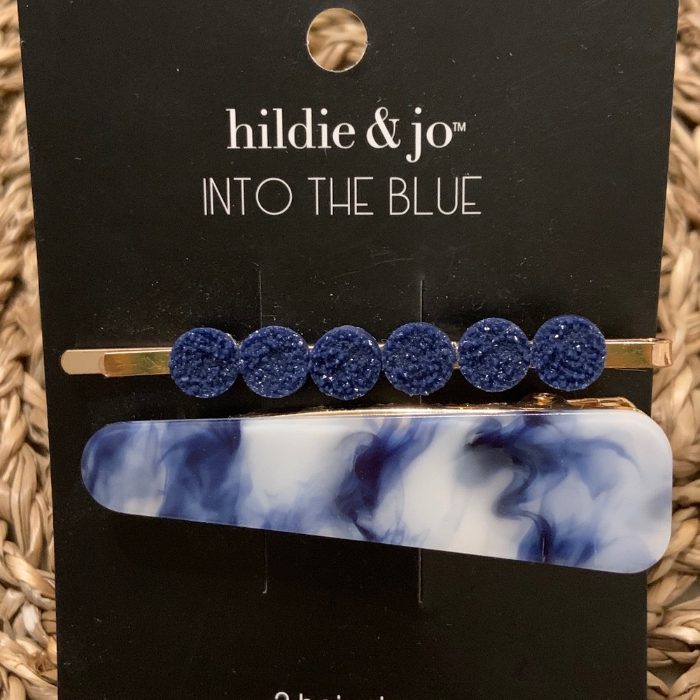 THE hildie & jo into the Blue Hairpins